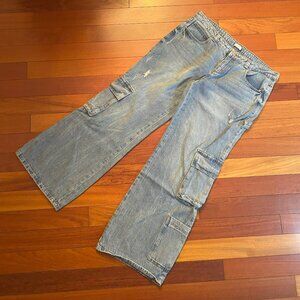 Y2K baggy Cargo jeans size 11 Ardene